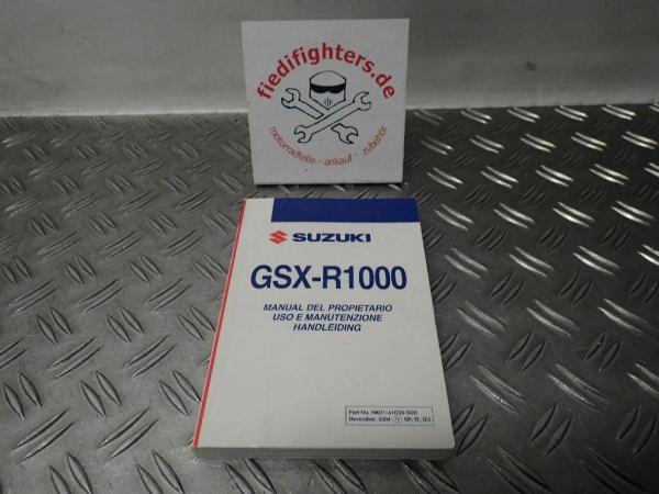 Bedienungsanleitung ES, IT, NL Buch Handbuch Suzuki GSX-R1000 BJ.05-06_1