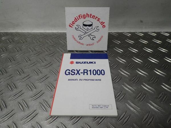 Bedienungsanleitung FR Buch Handbuch Suzuki GSX-R1000 BJ.05-06_1
