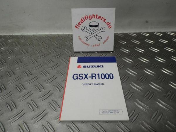 Bedienungsanleitung GB Buch Handbuch Suzuki GSX-R1000 BJ.05-06_1
