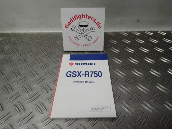 Bedienungsanleitung GB Buch Handbuch Suzuki GSX-R 750 BJ.06-07_1